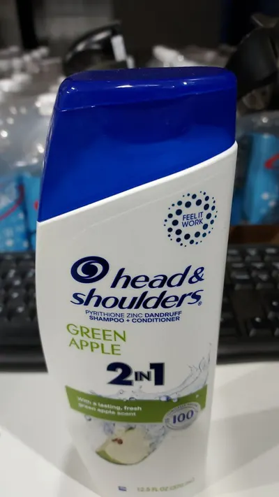 2 in 1 Green Apple Dandruff Shampoo + Conditioner