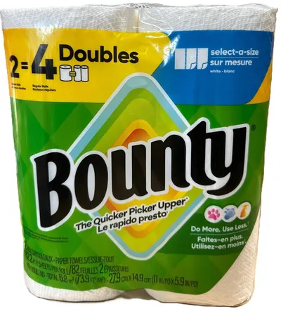 Bounty Select-A-Size 2=4 2Pk