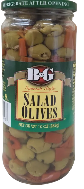 Sliced Canned Salad Olives
