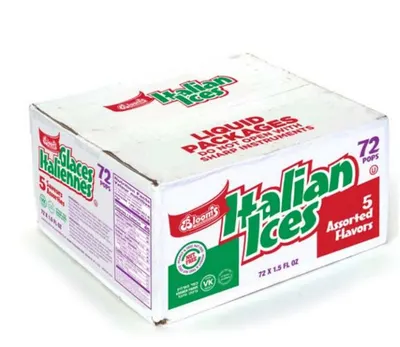 Italian Ices Box 72 ct