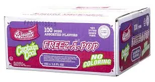 Captain Cool Freeze-A-Pops 100 ct