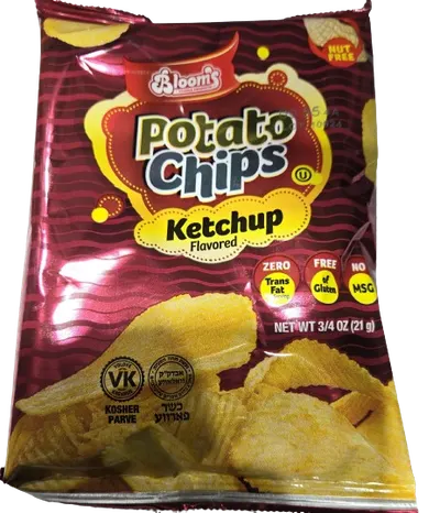 Ketchup Ripple Potato Chips