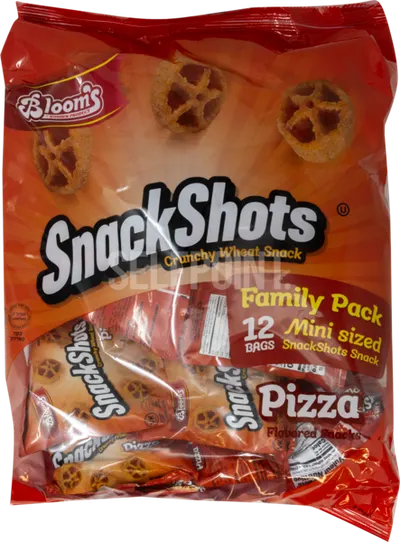 Snack Shots Crunchy Wheat Snacks Pizza Flavor 12 pk