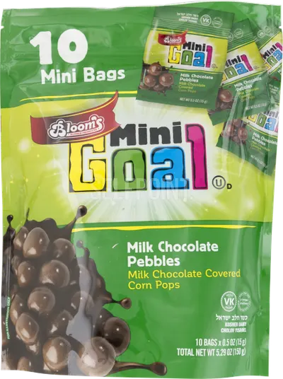 Mini Goal Milk Chocolate Pebbles