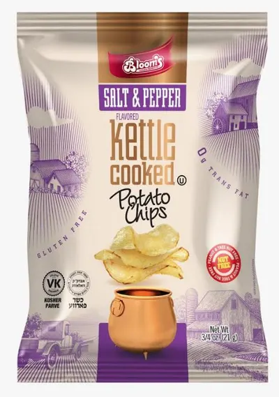 Salt & Pepper Kettle Cooked Potato Crisps