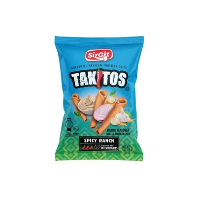 Takitos Spicy Ranch Flavored Tortilla Chips