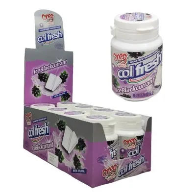 Col-Fresh Sugar Free Ice Blackcurrant Gum