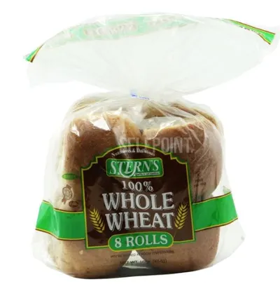 Whole Wheat Rolls 8 ct