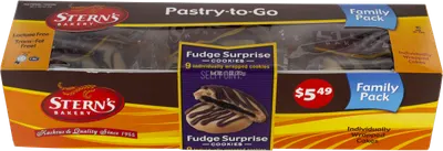 Fudge Surprise Cookies Individually Wrapped 9 ct