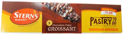 Pastry To Go Chocolate Flaky Croissant 8 ct