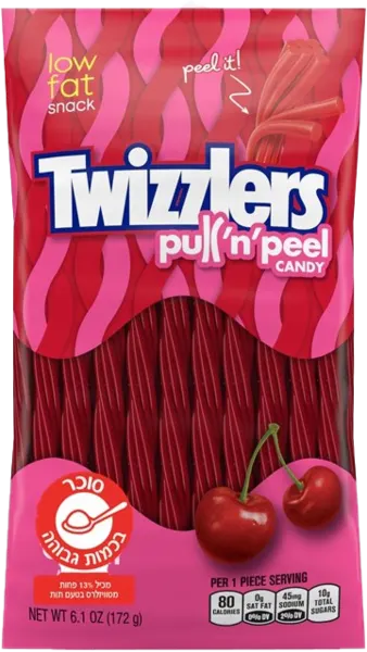 Twizzlers® Pull 'N' Peel® Cherry Candy 6.1 Oz. Bag
