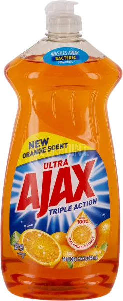 Ultra Triple Action Dish Liquid Hand Soap Orange