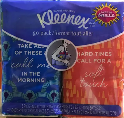 Kleenex Tissues Pocket 8 Pk