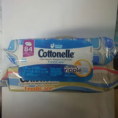 Flushable Hypoallergenic Wipes 84 ct