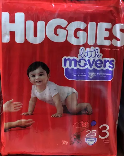 Little Movers Perfect Fitting Diaper 25 ct