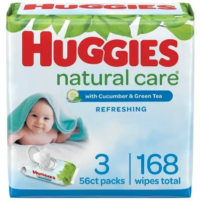 Natural Care Refreshing Wipes  3 pk