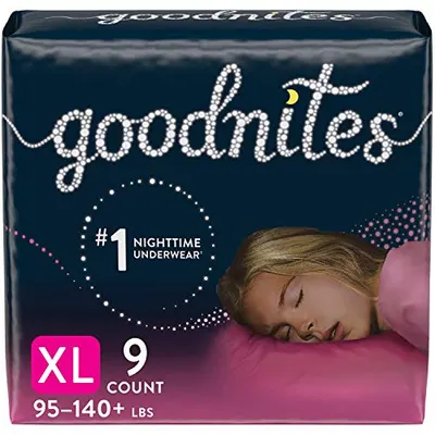 Goodnights size XL Girls (95-140+ Ibs)