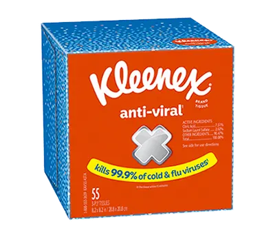 Anti Viral Tissue 55 ct