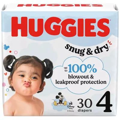 Sung & Dry Leak Protection Size 4 30 ct