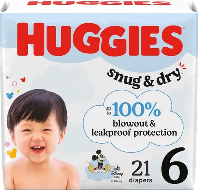 Snug & Dry Diapers Size 6 21 ct