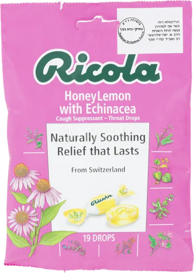 Honey Lemon with Echinacea Throat Drops