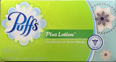 Plus Lotion White Facial Tissues