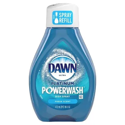 Platinum Powerwash Dish Spray, Dish Soap, Fresh Scent Refill