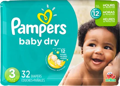 Baby-Dry Size 3 Diapers