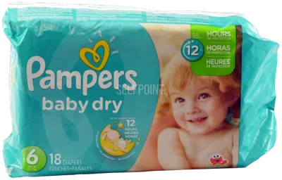 Baby Dry Size 6 Diapers 21 ct