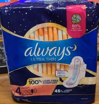Always Ultra Thin Pads - 40 Ct.