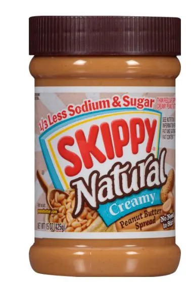 Natural Creamy Peanut Butter Spread