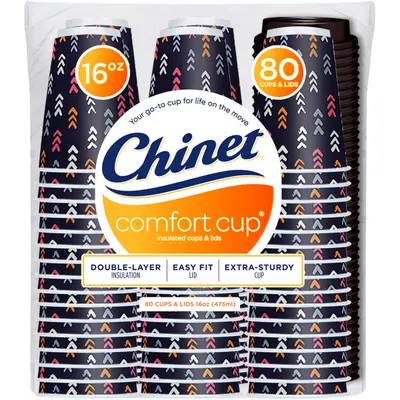 16 oz Comfort Insulated Cups & Lids 80 ct