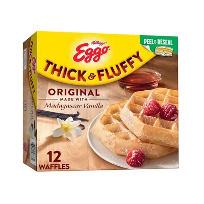 Original Thick & Fluffy Waffles Family Pack 12 ct