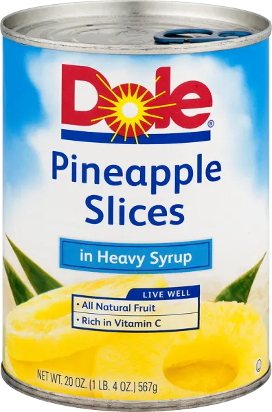 Pineapple Slices in Heavy Syrup