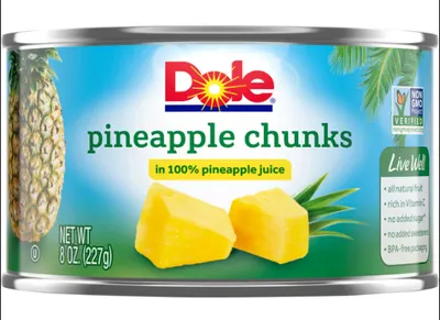 Pineapple Chunks in 100% Pineapple Juice