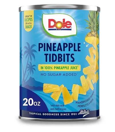 Pineapple Tidbits in 100% Pineapple Juice