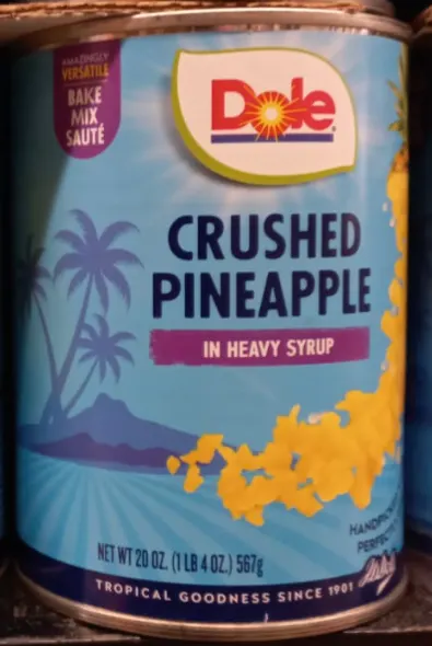 Crushed Pineapple in Heavy Syrup