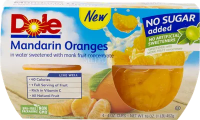 Mandarin Oranges in Water 4 ct