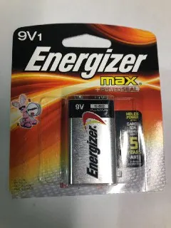 Batteries 9V Energizer Max