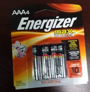 Max + Powerseal Batteries Aaa 4 ct