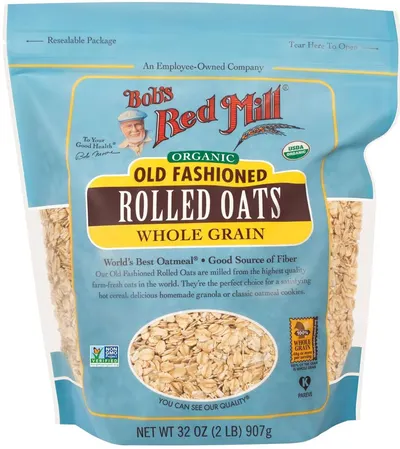 Organic Old Fashioned Rolled Oats Whole Grain