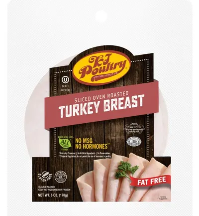 Sliced Oven Roasted Turkey Breast