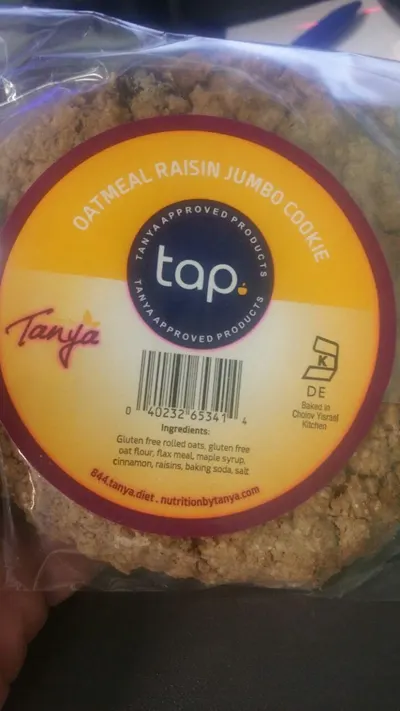 Oatmeal Raisin Tap Cookie