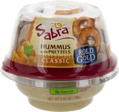 Classic Hummus Dip with Rold Gold Pretzels