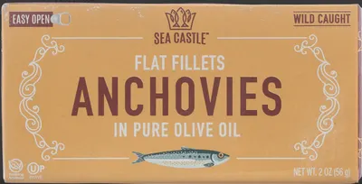 Flat Fillets Anchovies in Pure Olive Oil Wild Caught