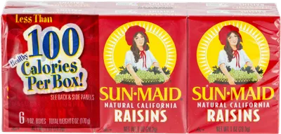 Raisins 6 Pack