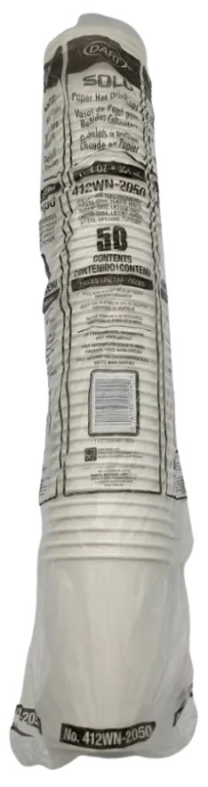 Solo Paper Hot Drink Cups 50 ct