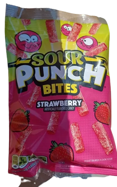 Strawberry Sour Punch Bites