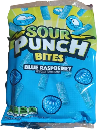 Sour Punch Bites Blueberry Raspberry 5Z