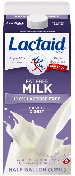 Fat & 100 % Lactose Free Milk